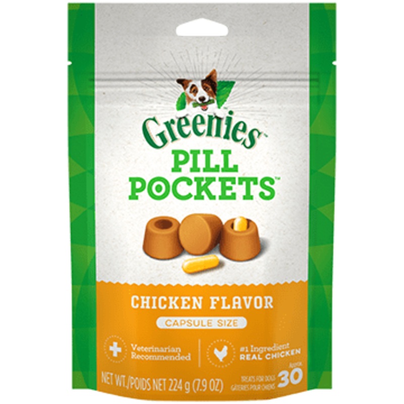 Greenies Pill Pockets Chicken Flavor Dog Dental Treats
