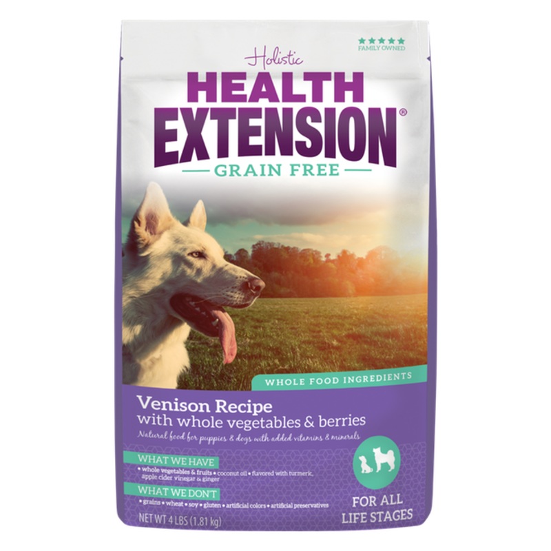 Health Extension Grain Free Venison Recipe Dog Food