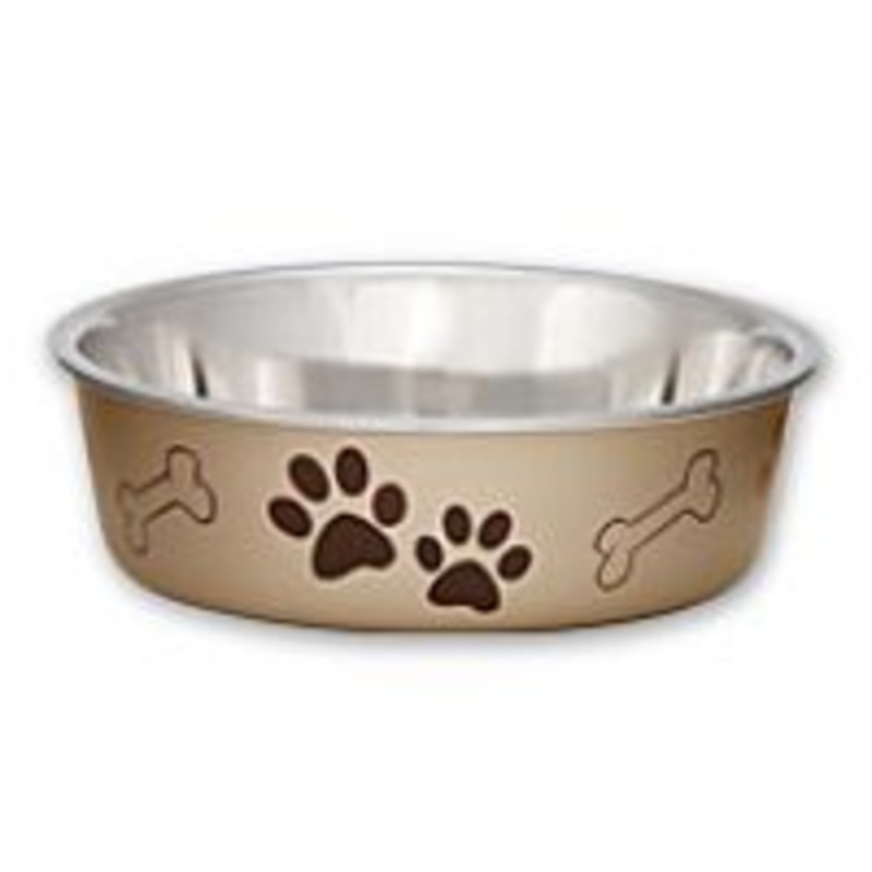 Loving Pets Bella Bowls Champagne Pet Bowl