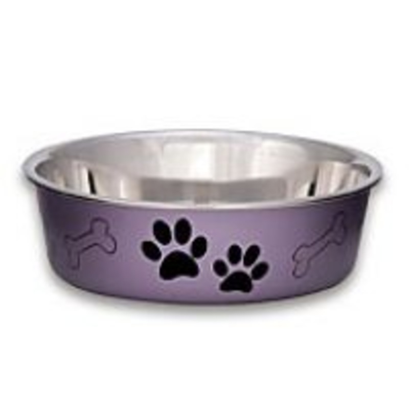 Loving Pets Bella Bowls Grape Pet Bowl