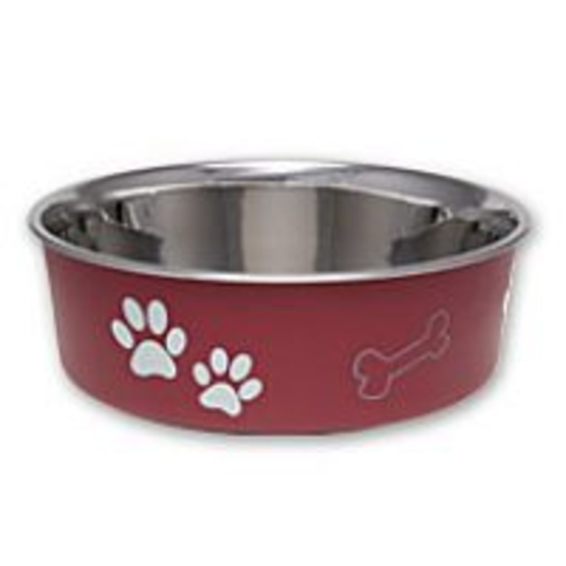 Loving Pets Bella Bowls Merlot Pet Bowl