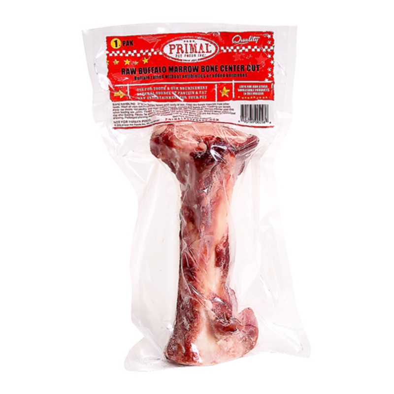 Primal Raw Recreational Buffalo Marrow Bones Center Cut