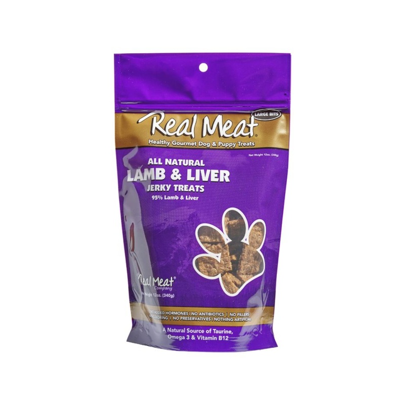 Real Meat All-Natural Lamb & Liver Jerky Dog Treats