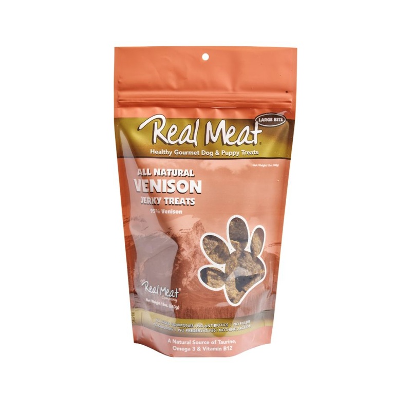 Real Meat All-Natural Venison Jerky Dog Treats