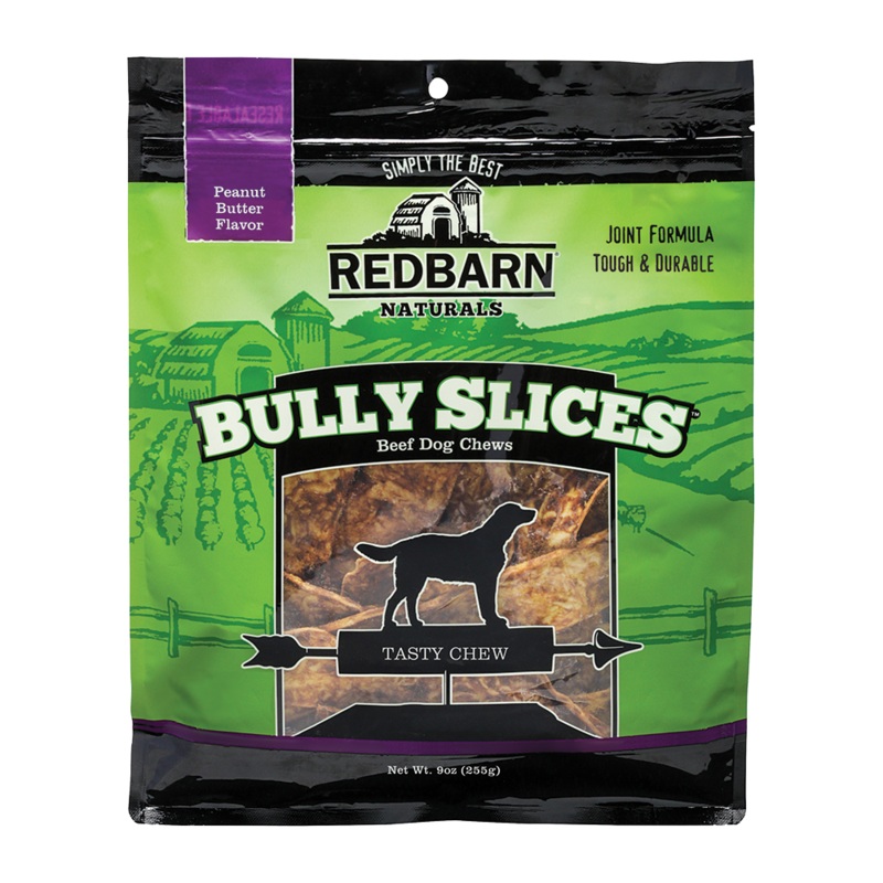 Redbarn Bully Slices Peanut Butter Flavor Dog Treats
