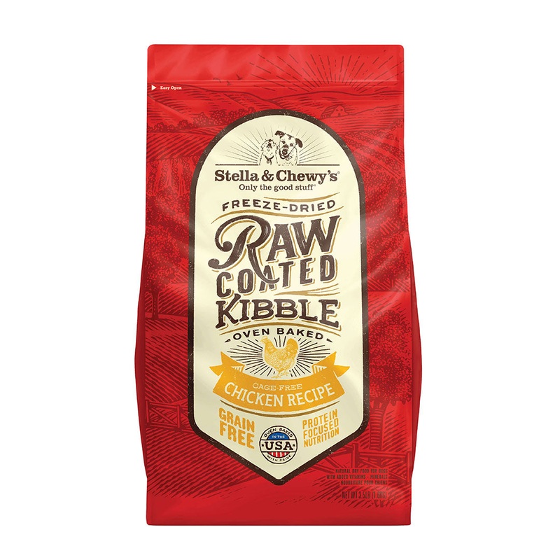 Stella & Chewy’s Cage-Free Chicken Raw Coated Dog Food