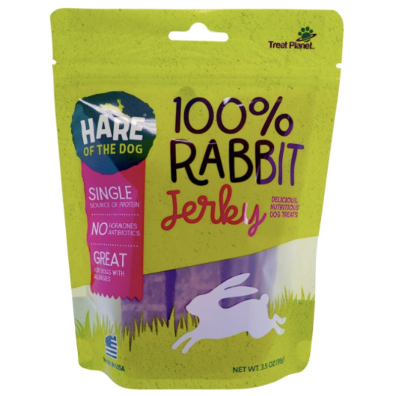 Hare Of The Dog Rabbit Jerky Dog Treats