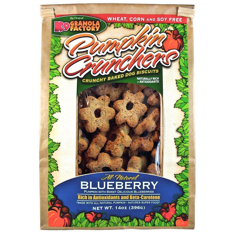 K9 Granola Factory Pumpkin Crunchers With Blueberry Dog Treats