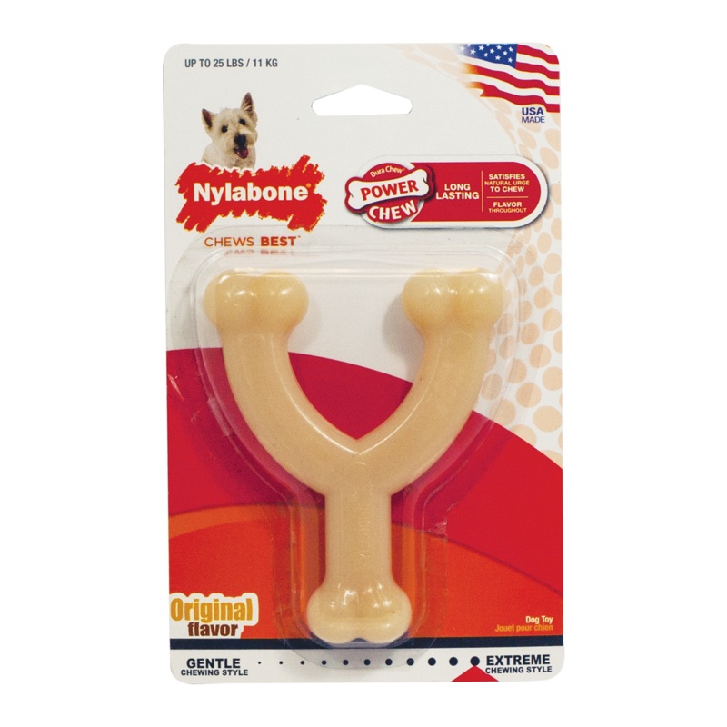 Nylabone Power Chew Wishbone Chew Dog Toy