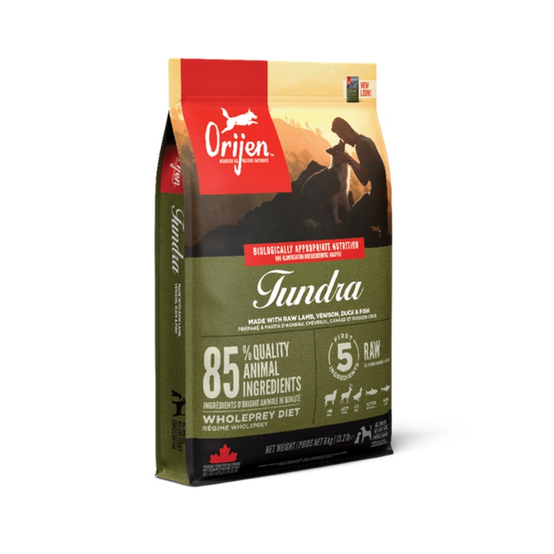 Orijen Tundra Dog Food|4.5 lb bag|25 lb bag
