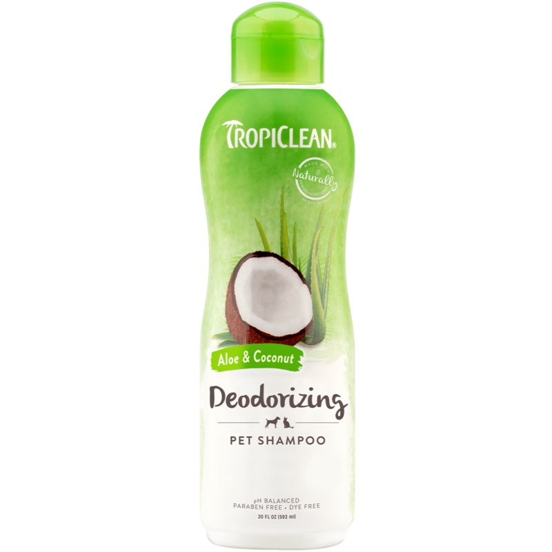 Tropiclean Aloe & Coconut Deodorizing Pet Shampoo
