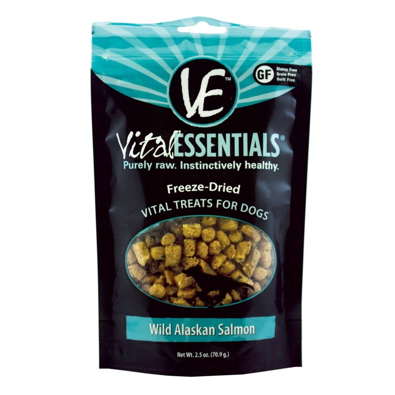Vital Essentials Freeze-Dried Grain Free Wild Alaskan Salmon Dog Treats