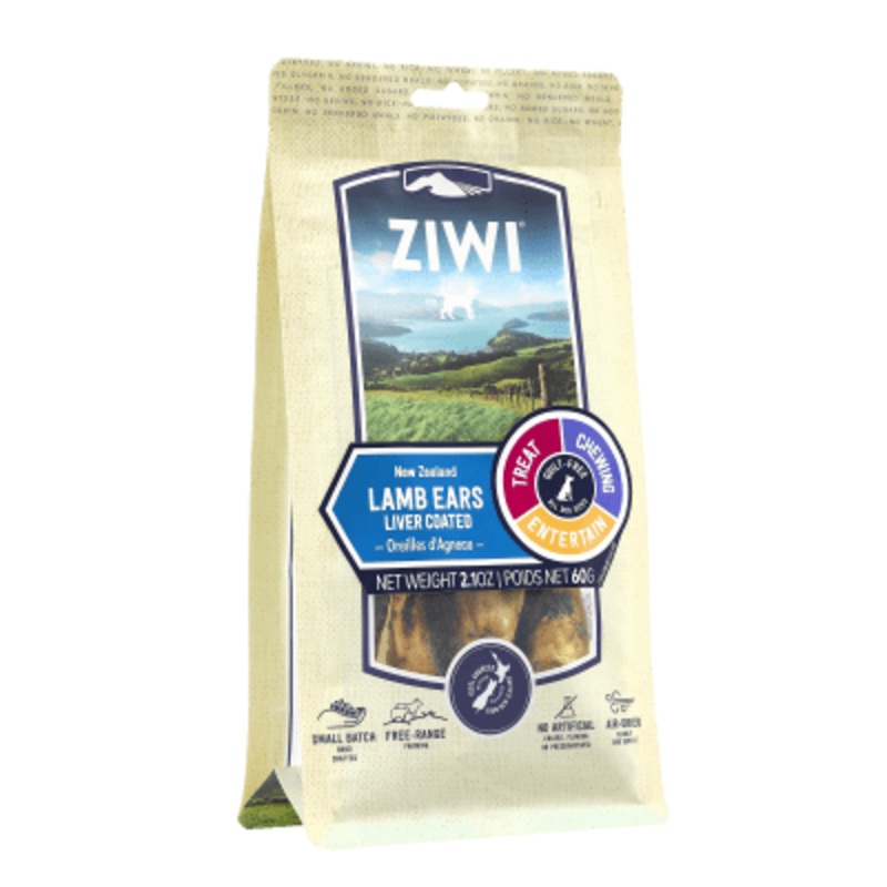 Ziwi Lamb Ears Liver Coated Dog Treats