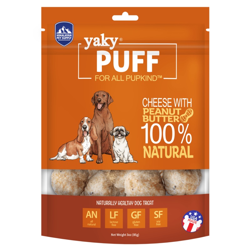 Himalayan Pet Supply YakyPuff Peanut Butter Dog Treats