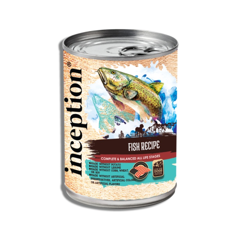 Inception Fish Recipe Canned Dog Food
