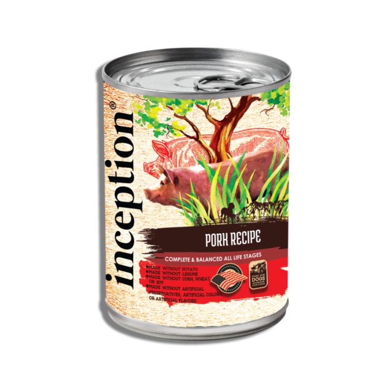 Inception Pork Recipe Canned Dog Food