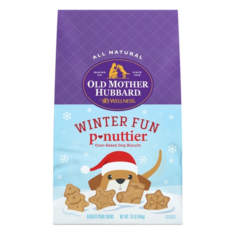 Old Mother Hubbard Winter Fun P-Nuttier Dog Treats