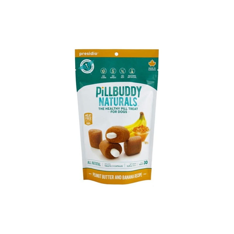 Pill Buddy Naturals Pill Hiding Peanut Butter & Banana Dog Treats