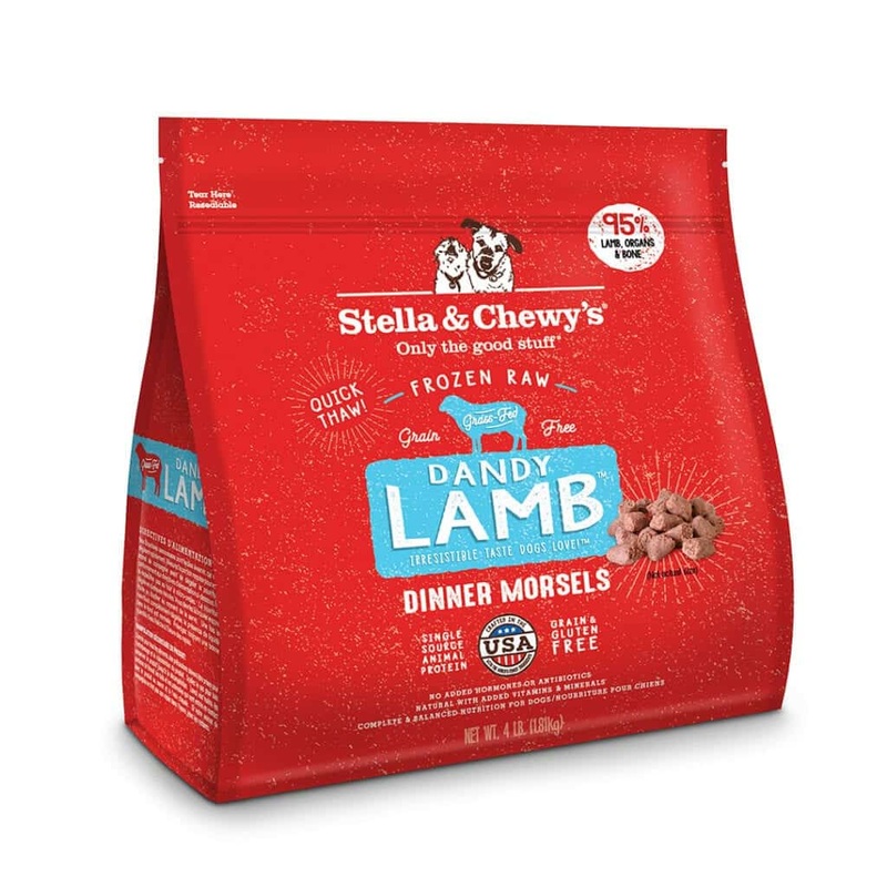Stella & Chewy’s Dandy Lamb Frozen Raw Dinner Morsels Dog Food