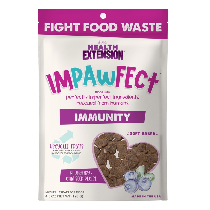 Health Extension Impawfect Blueberry & Chia Seeds for Immunity Support Dog Treats