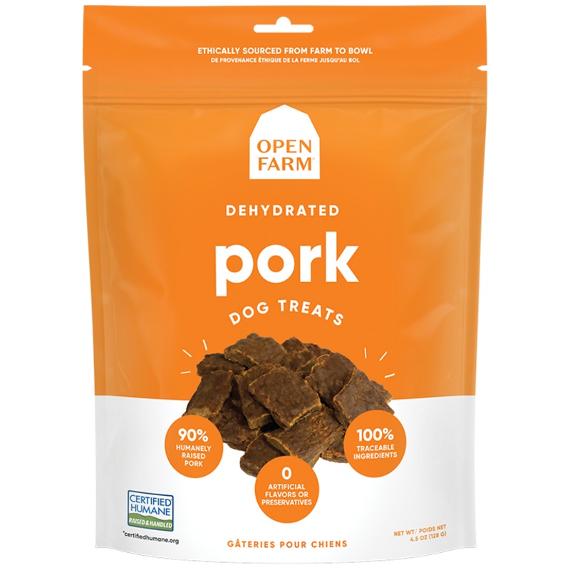 Open Farm Dehydrated Pork Dog Treats