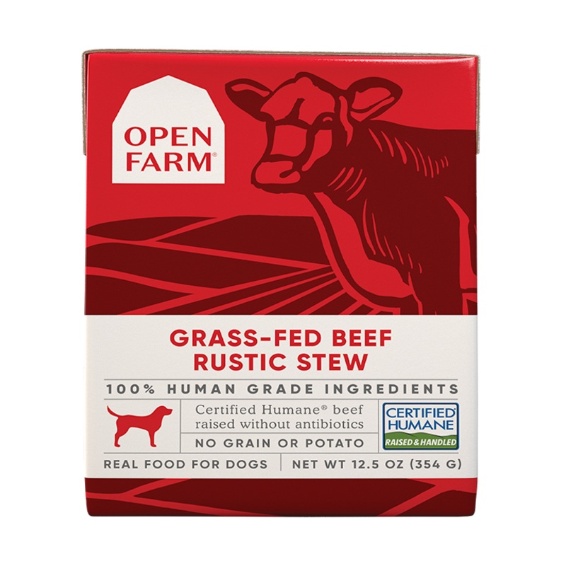Open Farm Grass-Fed Beef Rustic Stew Wet Dog Food