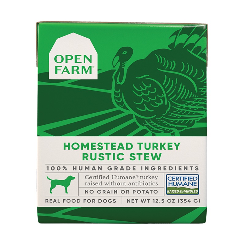Open Farm Homestead Turkey Rustic Stew Wet Dog Food