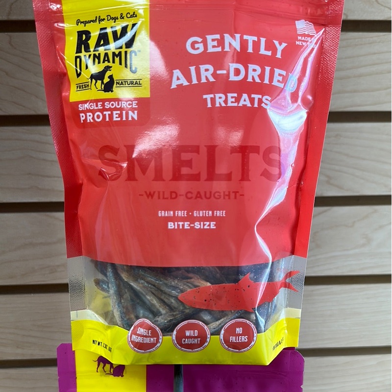 Raw Dynamic Air Dried Smelts Pet Treats