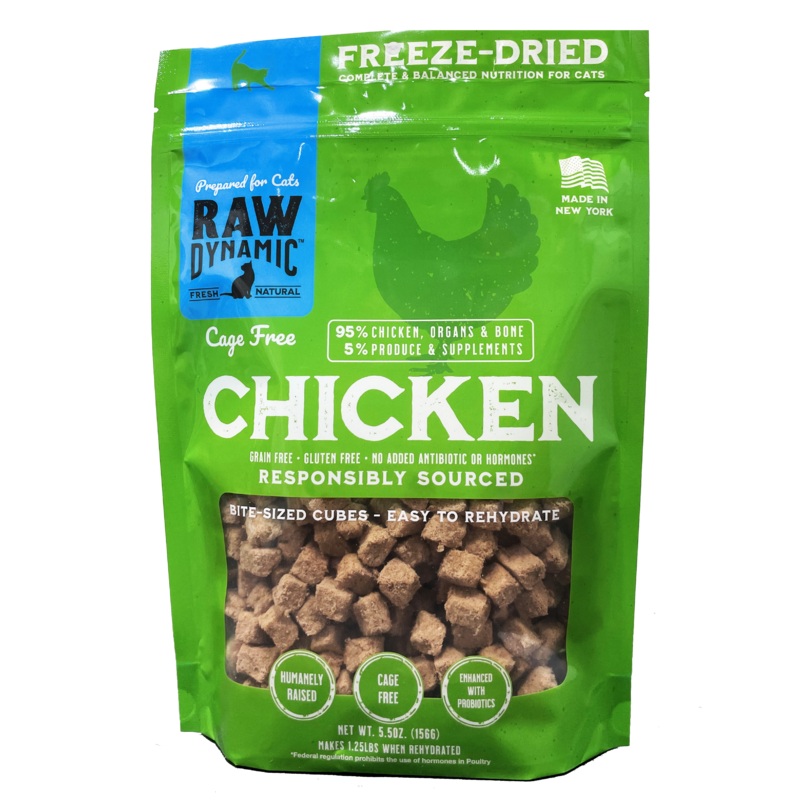 Raw Dynamic Chicken Formula Freeze Dried Cat Food