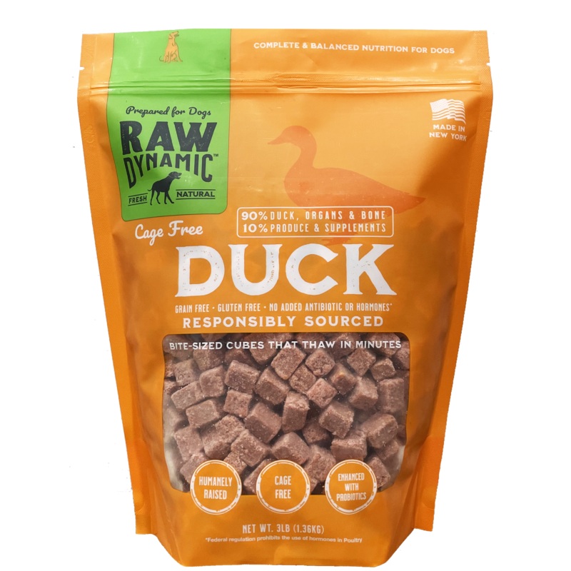 Raw Dynamic Duck Frozen Dog Food
