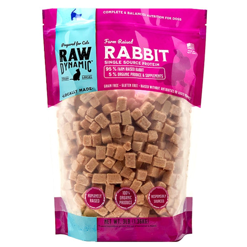 Raw Dynamic Rabbit Frozen Cat Food