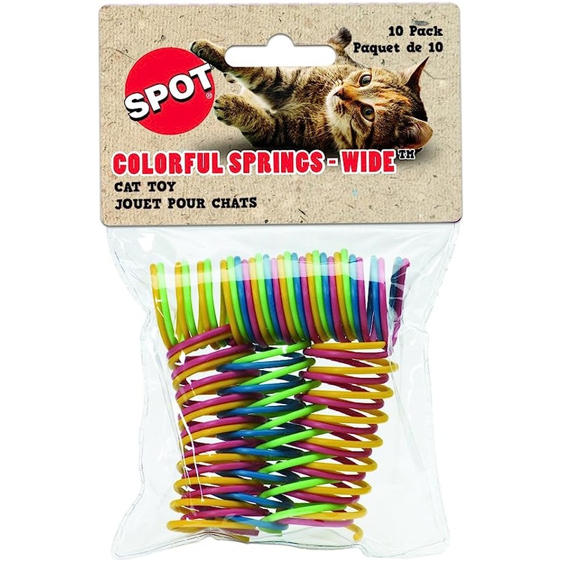 Spot Fun Colorful Spring-Wide Cat Toy