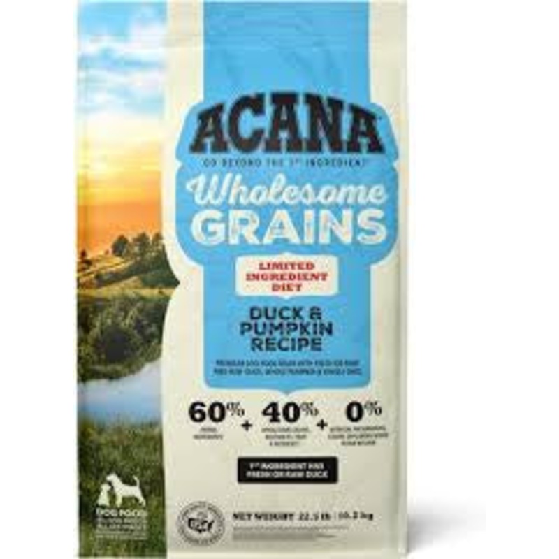 Acana Wholesome Grains Duck And Pumpkin Recipe Dog Food