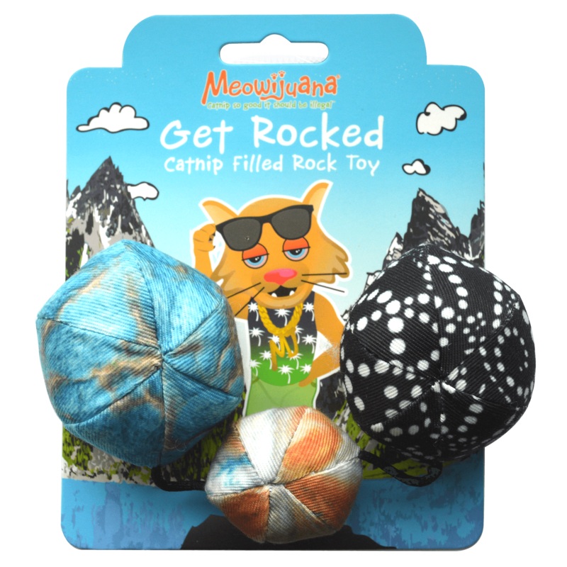 Meowijuana Get Rocked String of Stones Cat Toy