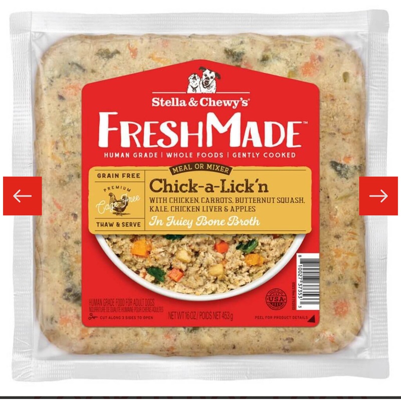 Stella & Chewy’s Freshmade Chick-a-Lick’n Gently Cooked Dog Food