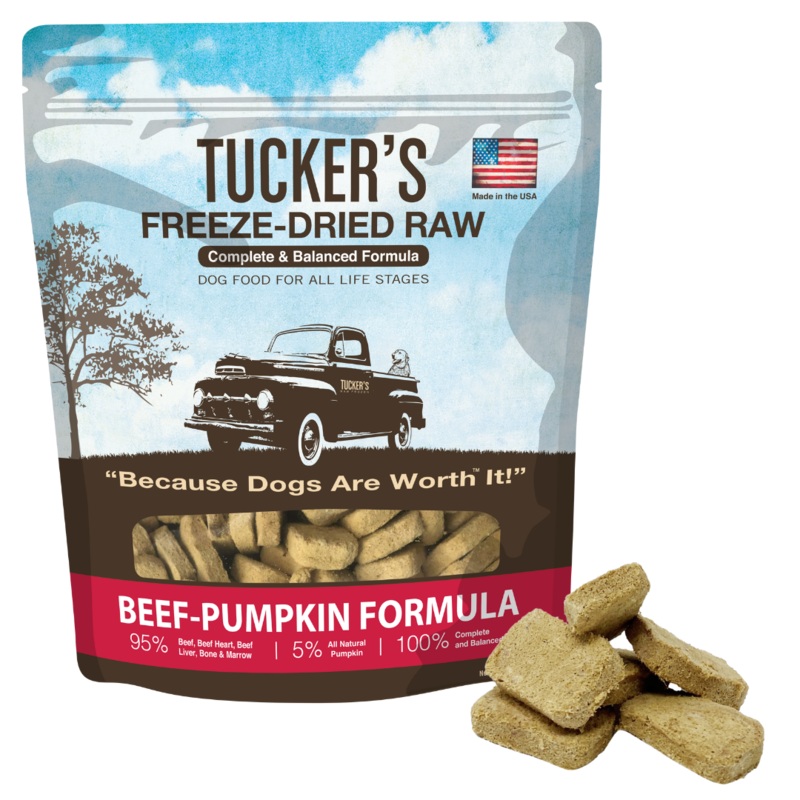 Tuckers Beef and Pumpkin Freeze Dried Dog Food
