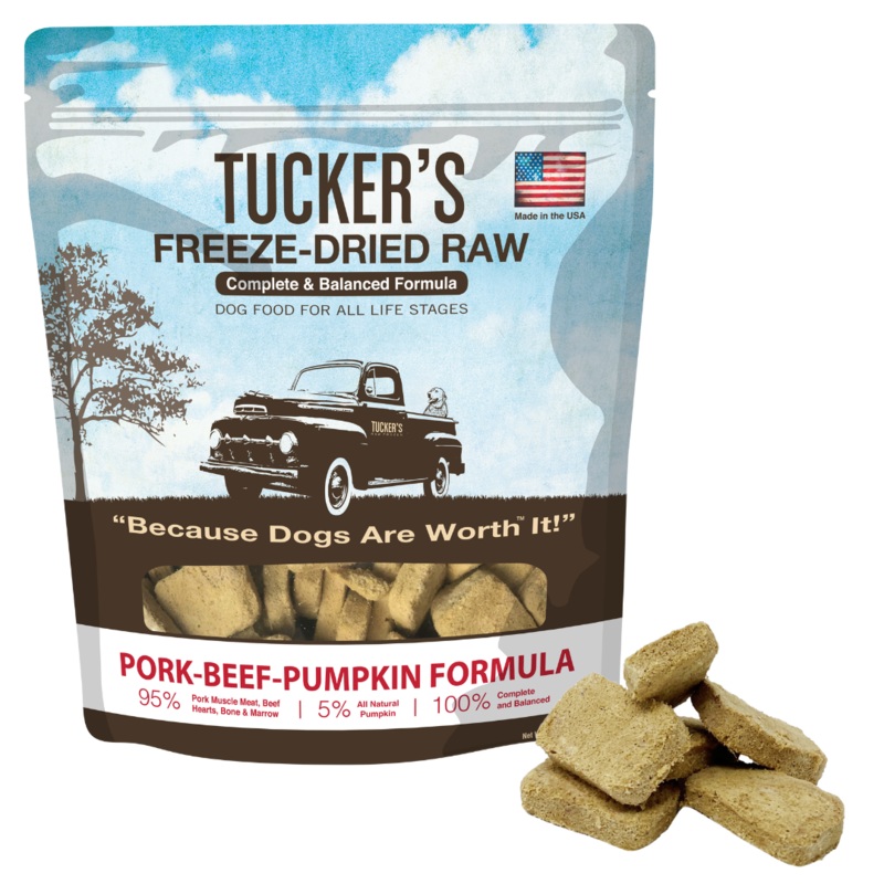 Tuckers Pork, Beef and Pumpkin Freeze Dried Dog Food