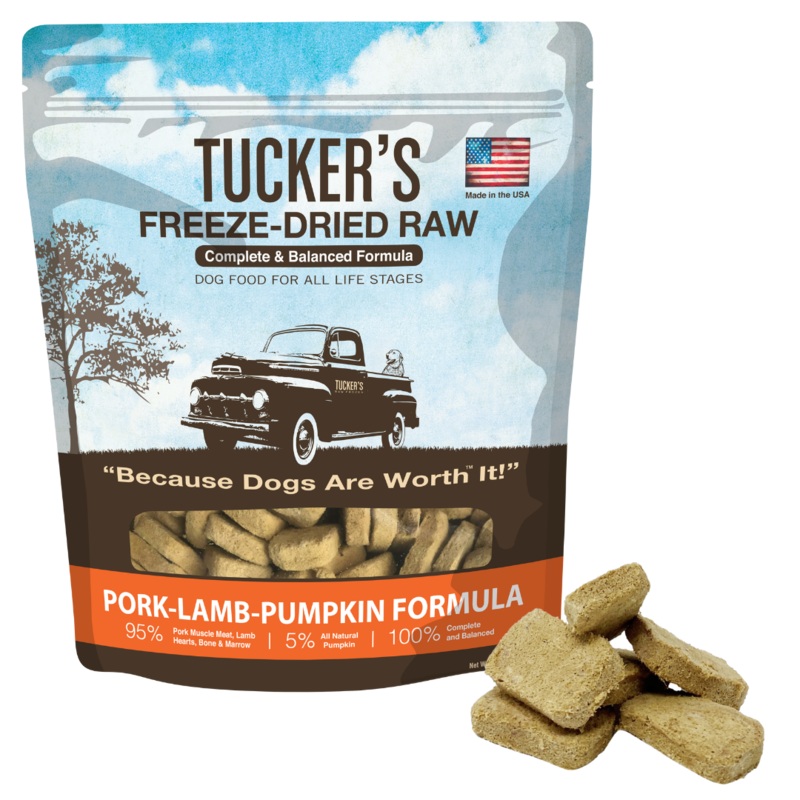 Tuckers Pork, Lamb and Pumpkin Freeze Dried Dog Food