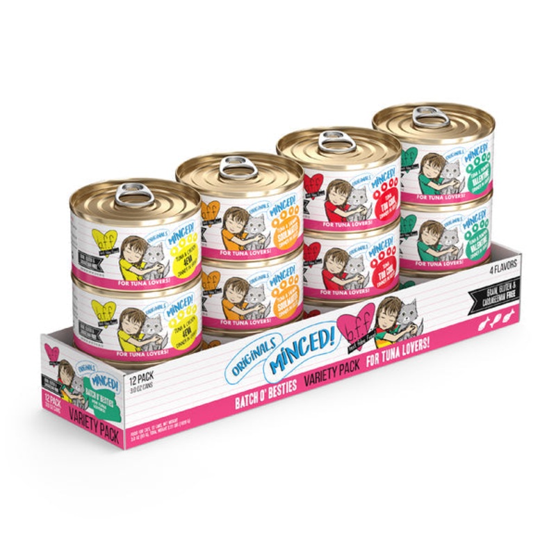 Weruva B.F.F. Minced Batch O’ Besties Variety Canned Cat Food
