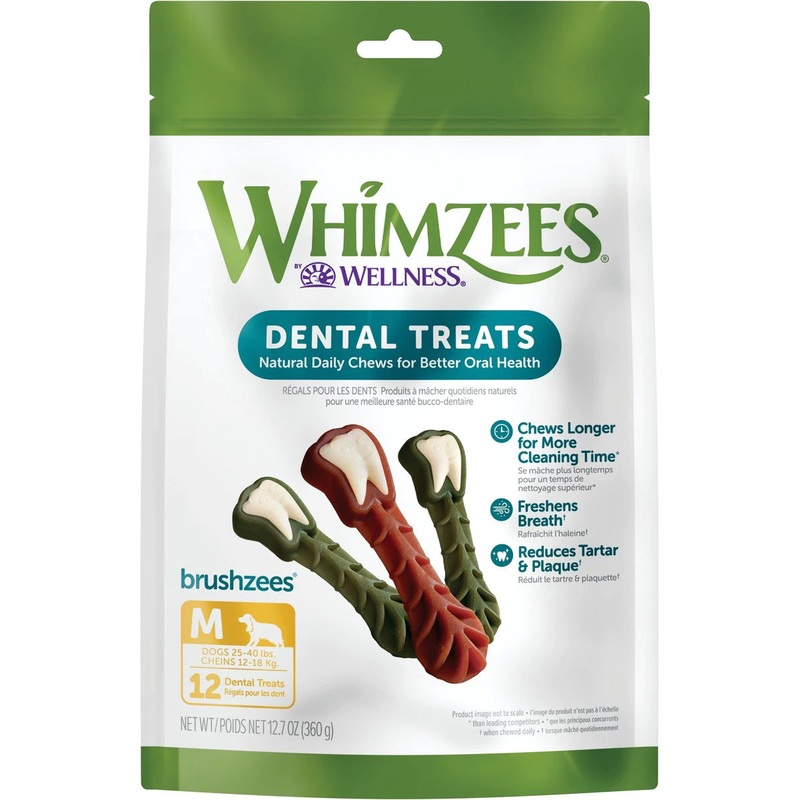 whimzees dental brushzees|small|large|extra small