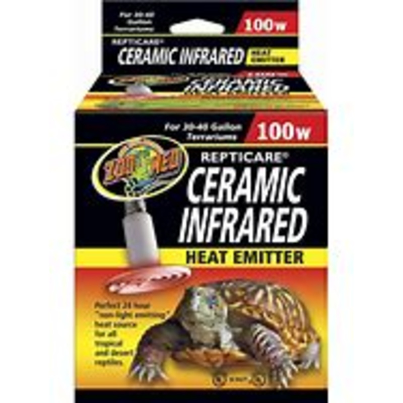 Zoo Med ceramic heat bulb|100 Watts|65 Watts