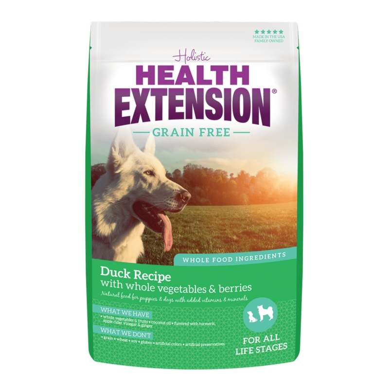 Health Extension Grain Free Duck Recipe Dog Food