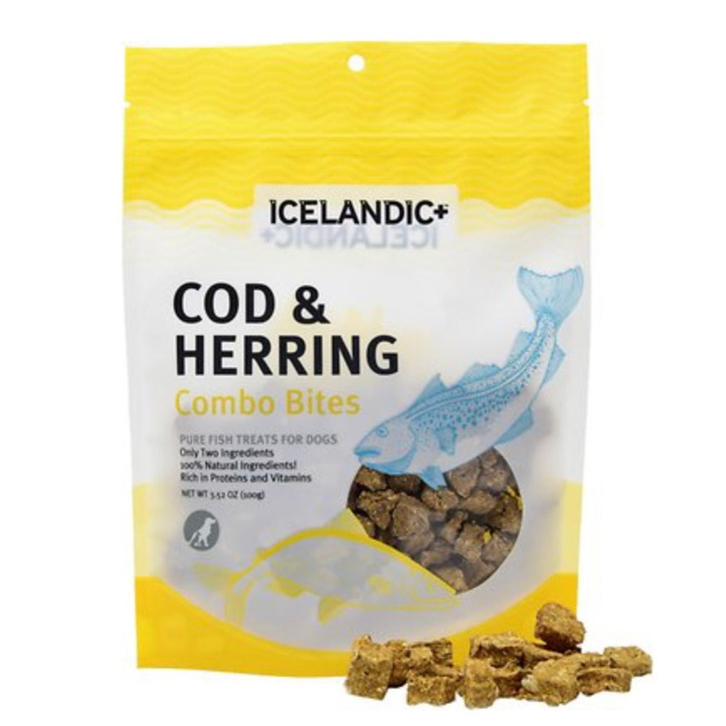 Icelandic+ Combo Bites Cod Herring Dog Treats