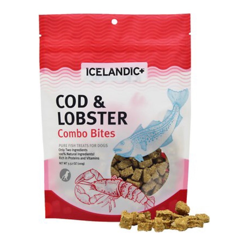 Icelandic+ Combo Bites Cod Lobster Dog Treats