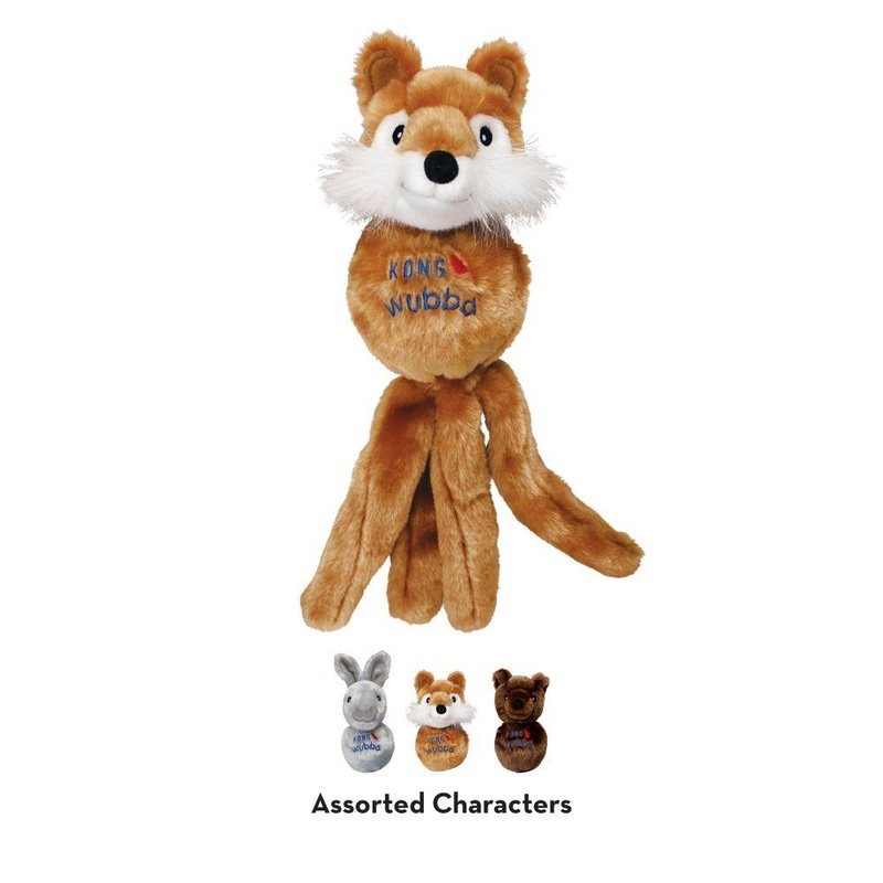 Kong Wubba Friends Dog Toy|X-Large – 20 inches|Large – 16 inches|Small – 10.5 inches