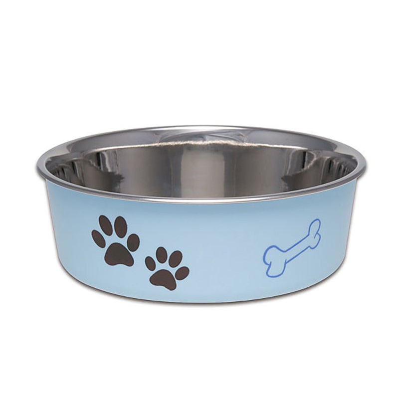 Loving Pet Bella Bowl Murano Blue Pet Bowl