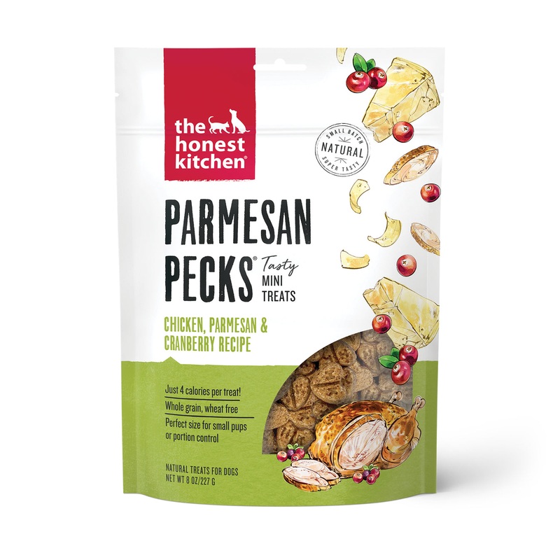 The Honest Kitchen Parmesan Pecks Chicken & Cranberry Dog Treats