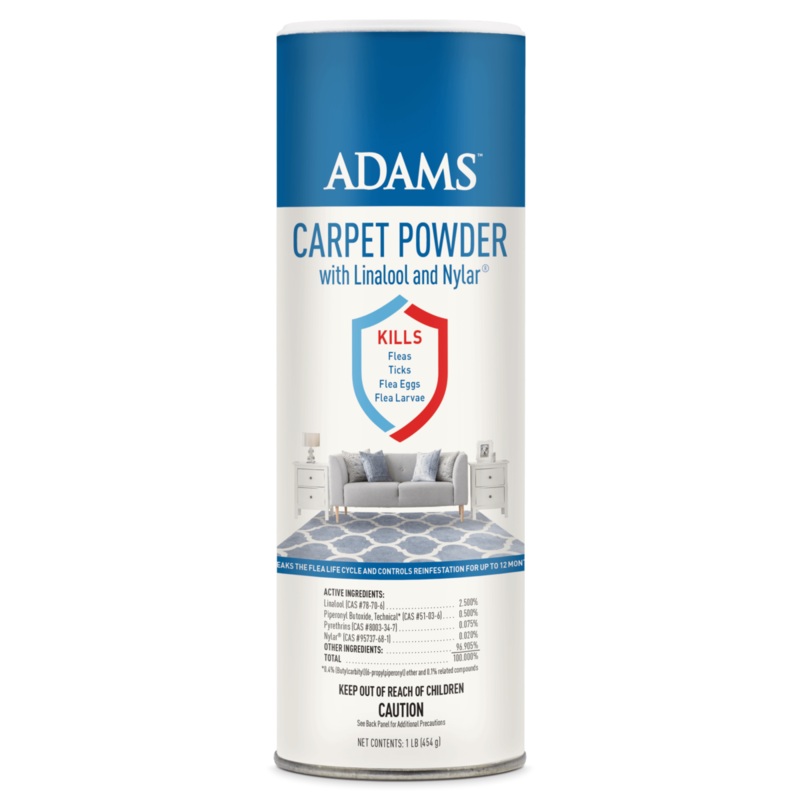 ADAMS FLEA & TICK CARPET POWDER 16OZ.