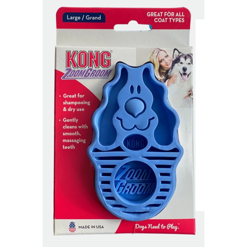 Kong ZoomGroom Blue
