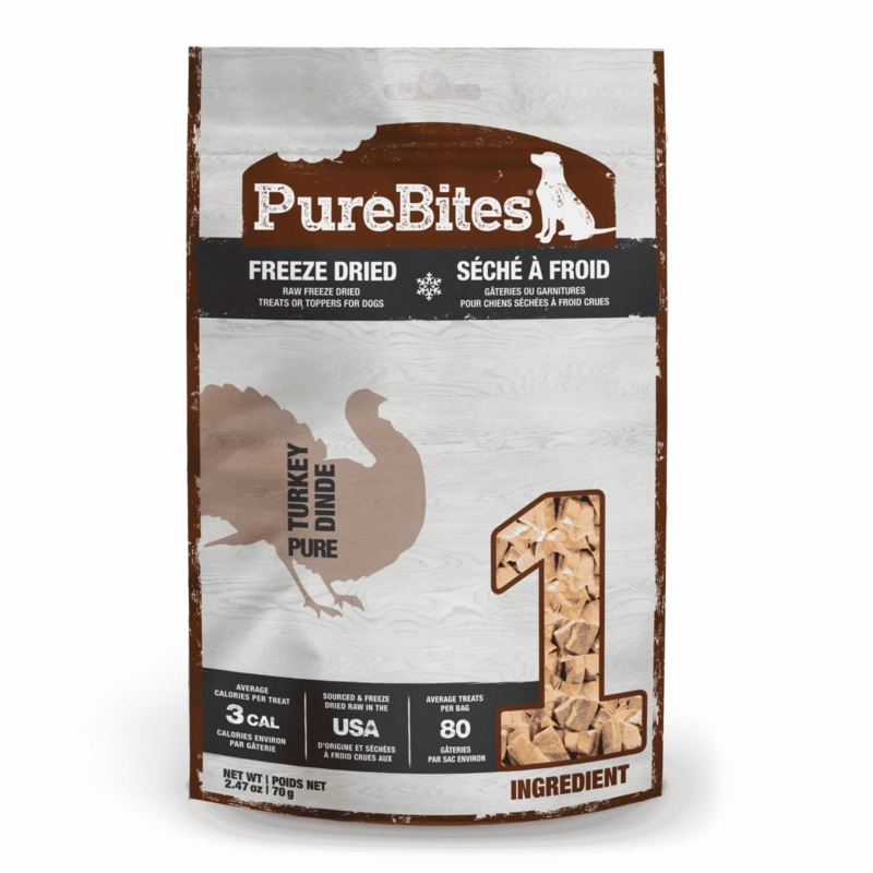 Purebites Turkey Freeze Dried Dog Treats